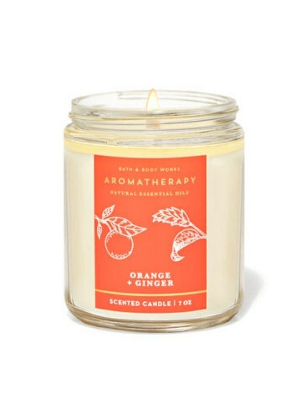 ORANGE GINGER "ENERGY" SINGLE WICK CANDLE